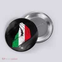 Italy Hand Gesture Italia Italian Flag Pride Funny Button thumb 0