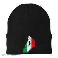 Italy Hand Gesture Italia Italian Flag Pride Funny Beanie thumb 0