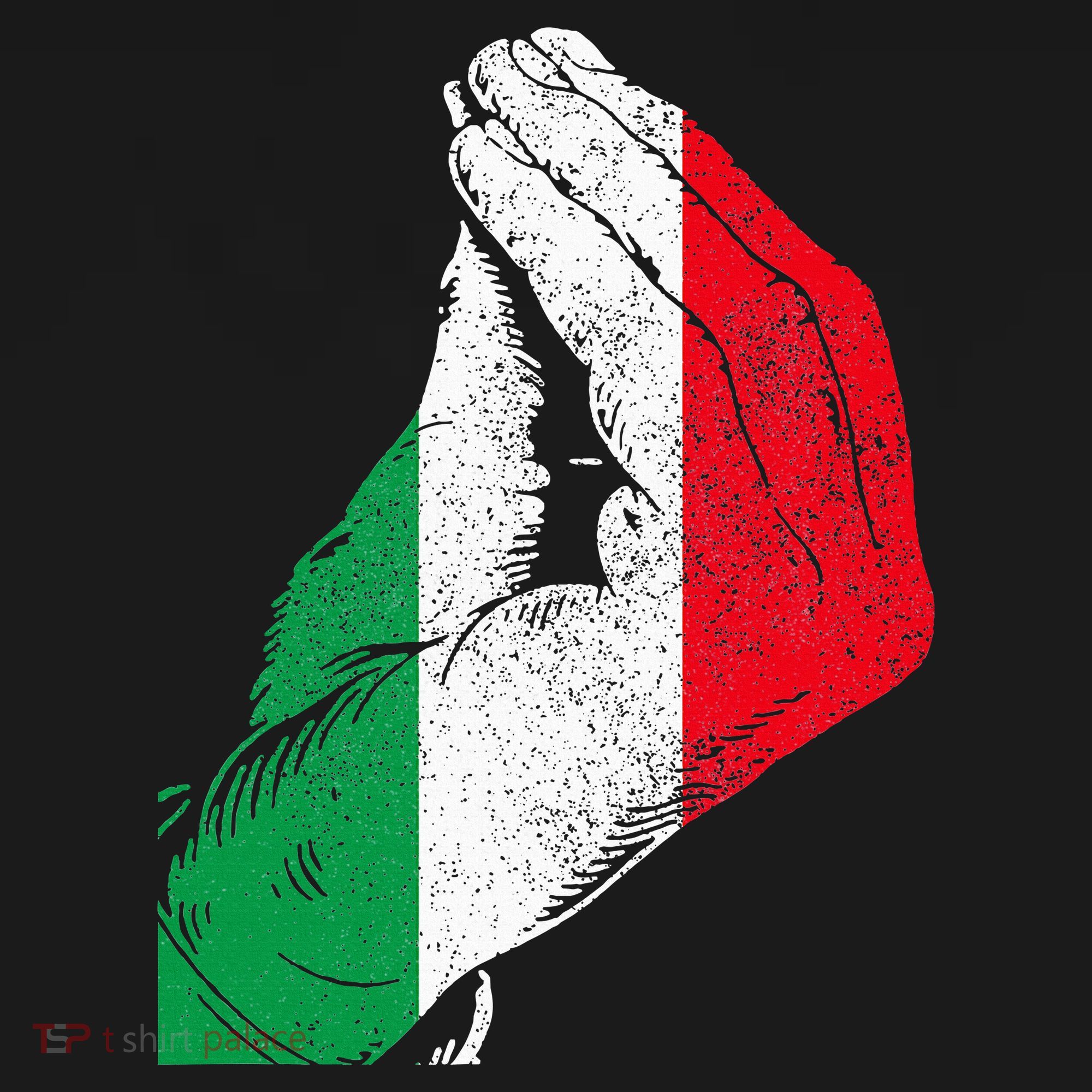 Italy Hand Gesture Italia Italian Flag Pride Funny Women's Hoodie