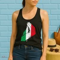 Italy Hand Gesture Italia Italian Flag Pride Funny Women's Tank Top thumb 2