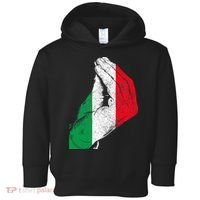 Italy Hand Gesture Italia Italian Flag Pride Funny Toddler Hoodie thumb 0