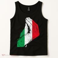 Italy Hand Gesture Italia Italian Flag Pride Funny Tank Top thumb 2