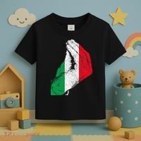 Italy Hand Gesture Italia Italian Flag Pride Funny Toddler T-Shirt thumb 3