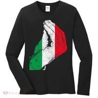 Italy Hand Gesture Italia Italian Flag Pride Funny Women's Long Sleeve Shirt thumb 0