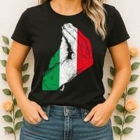 Italy Hand Gesture Italia Italian Flag Pride Funny Women's T-Shirt thumb 2