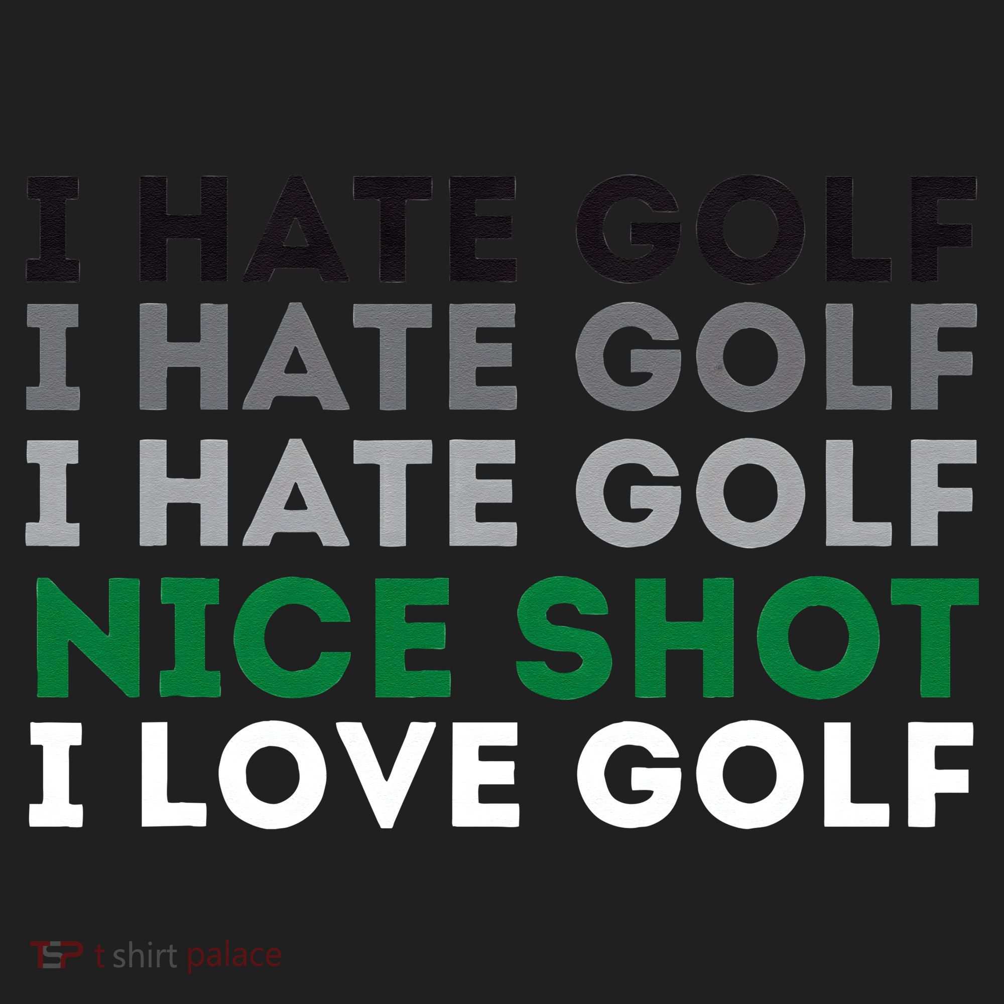 I Hate Golf Nice Shot I Love Golf Golfing Lover & Golf Beanie