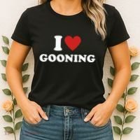 I Heart Gooning I Love Gooning Women's T-Shirt thumb 2