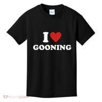 I Heart Gooning I Love Gooning Kids T-Shirt thumb 0