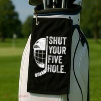 Ice Hockey Goalie Golf Towel thumb 2