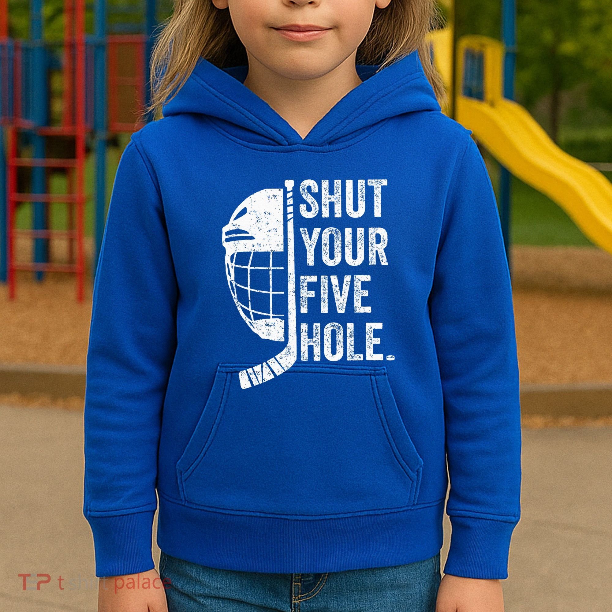 Ice Hockey Goalie Kids Hoodie