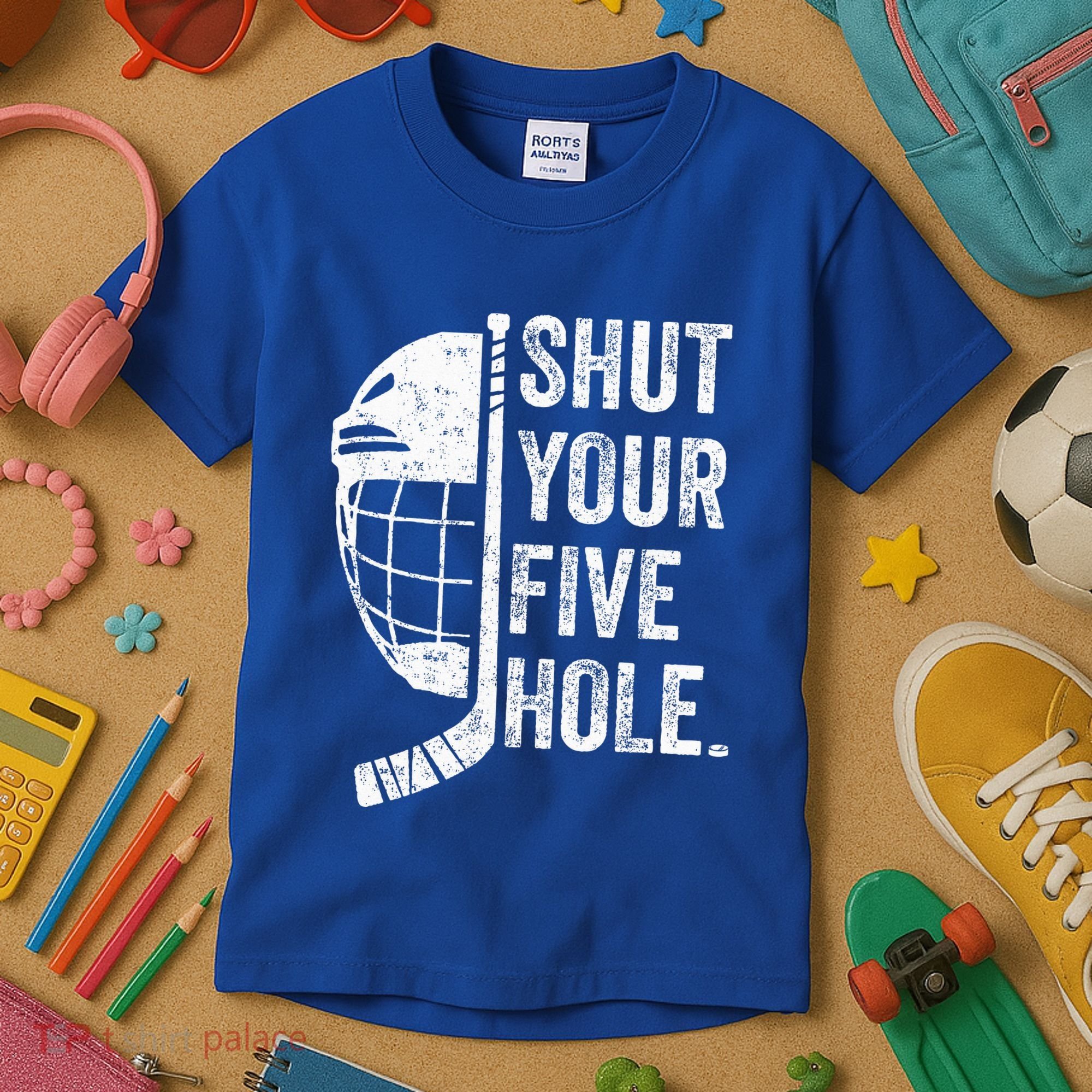 Ice Hockey Goalie Kids T-Shirt