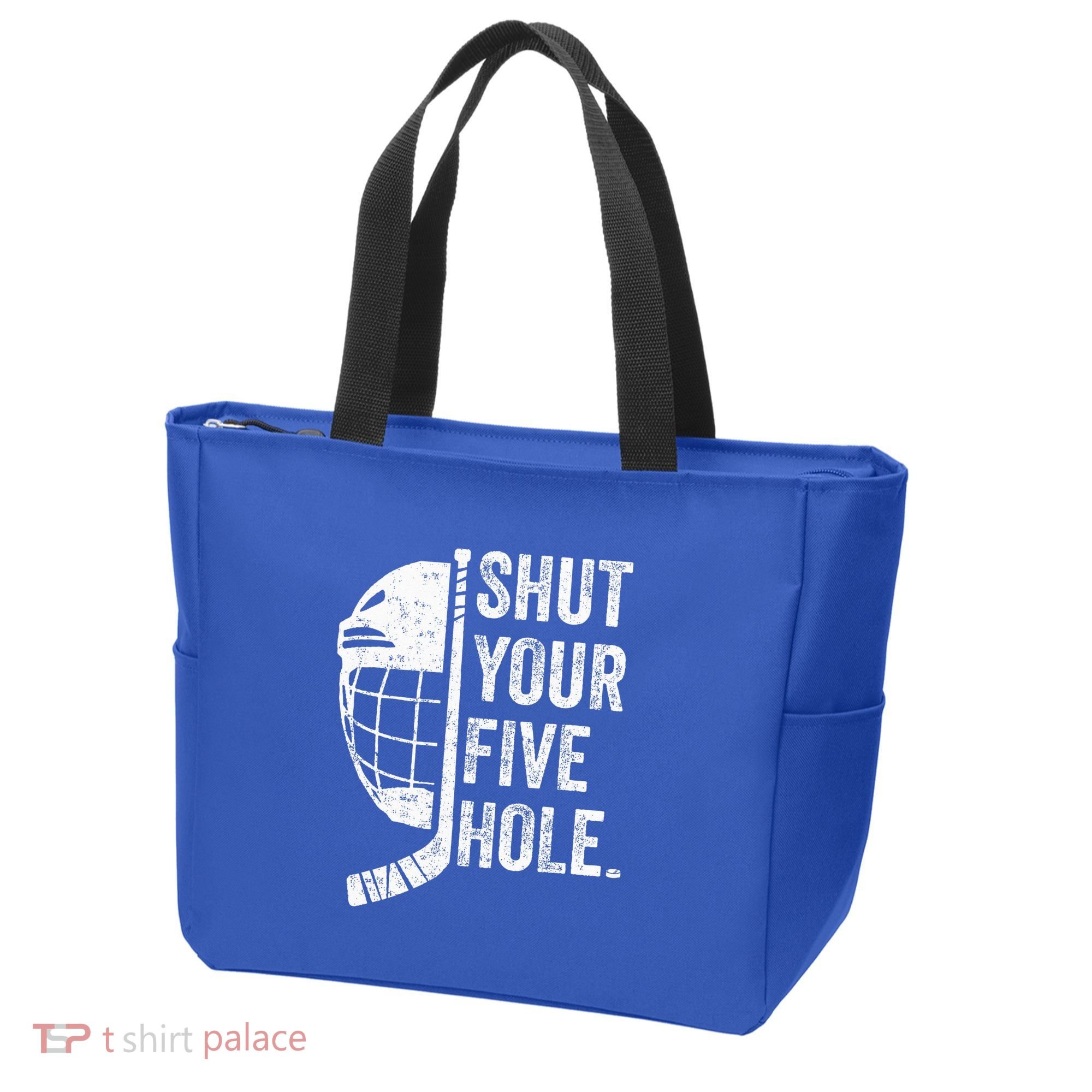 Ice Hockey Goalie Tote Bag