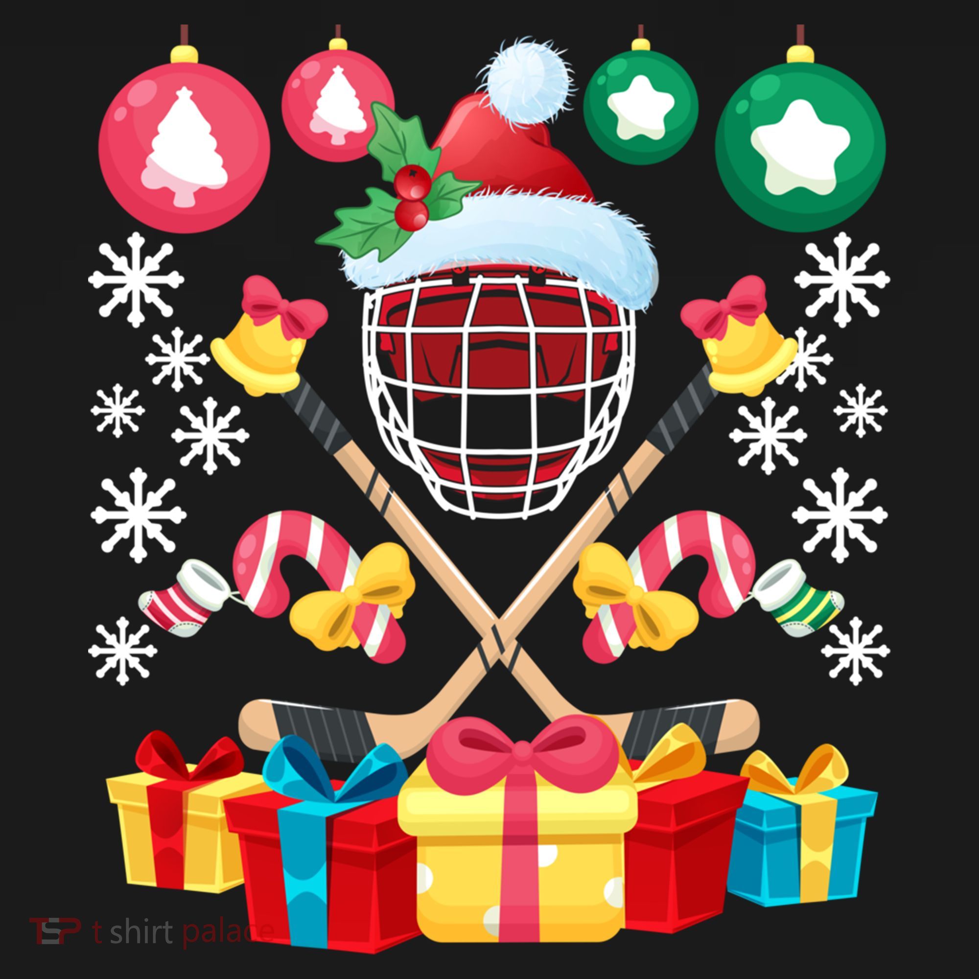 Ice Hockey Goalie Christmas Gift For Hockey Lover Funny Xmas Gift Women's Hoodie