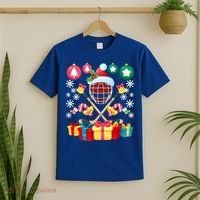 Ice Hockey Goalie Christmas Gift For Hockey Lover Funny Xmas Gift T-Shirt thumb 2