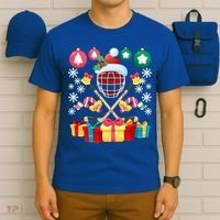 Ice Hockey Goalie Christmas Gift For Hockey Lover Funny Xmas Gift T-Shirt thumb 6