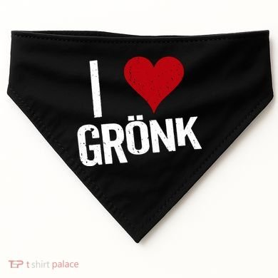 I Heart Gronk USA-Made Doggie Bandana