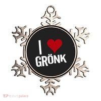 I Heart Gronk Ornament thumb 0
