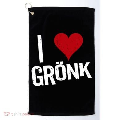I Heart Gronk Golf Towel