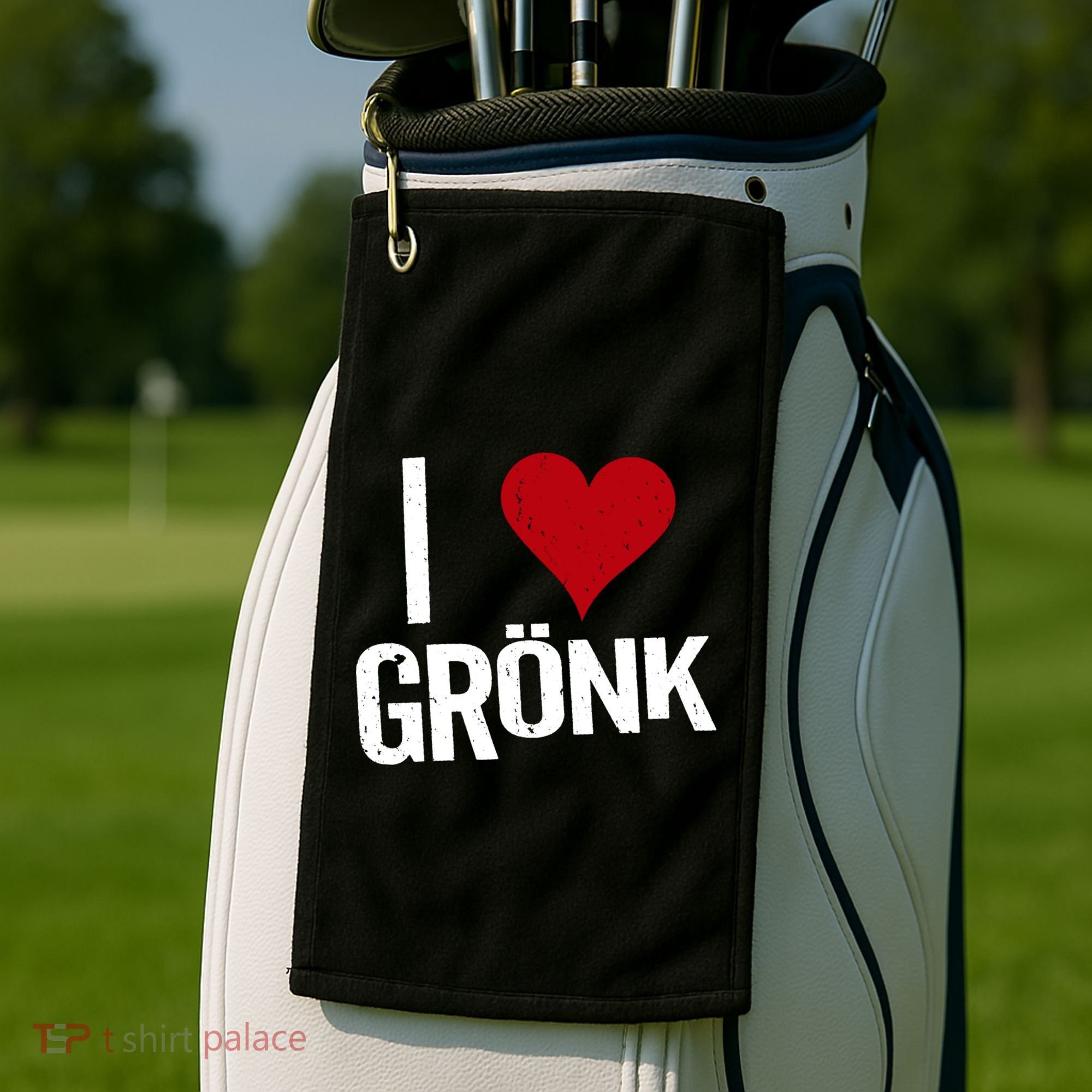I Heart Gronk Golf Towel