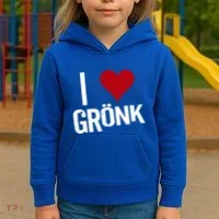 I Heart Gronk Kids Hoodie thumb 3