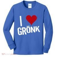 I Heart Gronk Kids Long Sleeve Shirt thumb 0