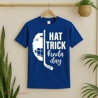 Ice Hockey Hat Trick Kinda Day Christmas Ice Hockey Player Gift T-Shirt thumb 2