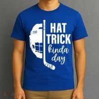 Ice Hockey Hat Trick Kinda Day Christmas Ice Hockey Player Gift T-Shirt thumb 3