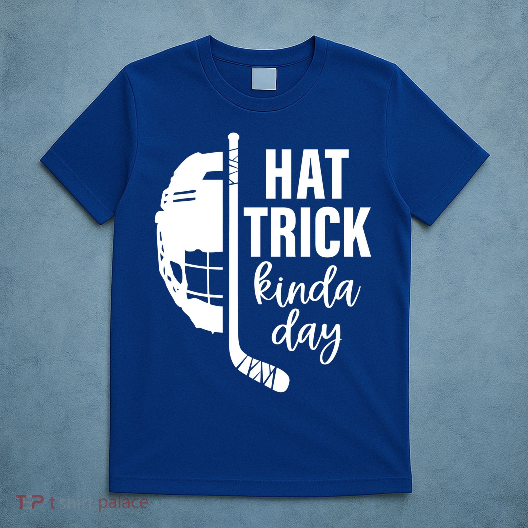 Ice Hockey Hat Trick Kinda Day Christmas Ice Hockey Player Gift T-Shirt