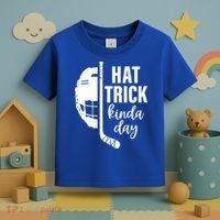 Ice Hockey Hat Trick Kinda Day Christmas Ice Hockey Player Gift Toddler T-Shirt thumb 3