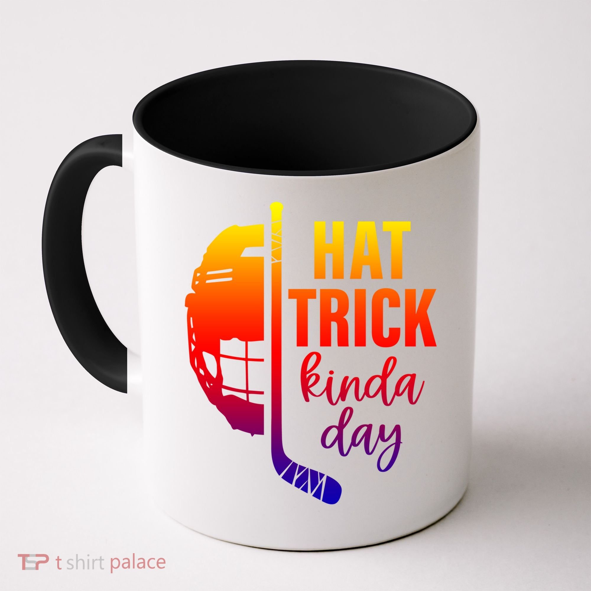 Ice Hockey Hat Trick Kinda Day Christmas Ice Hockey Player Gift Coffee Mug