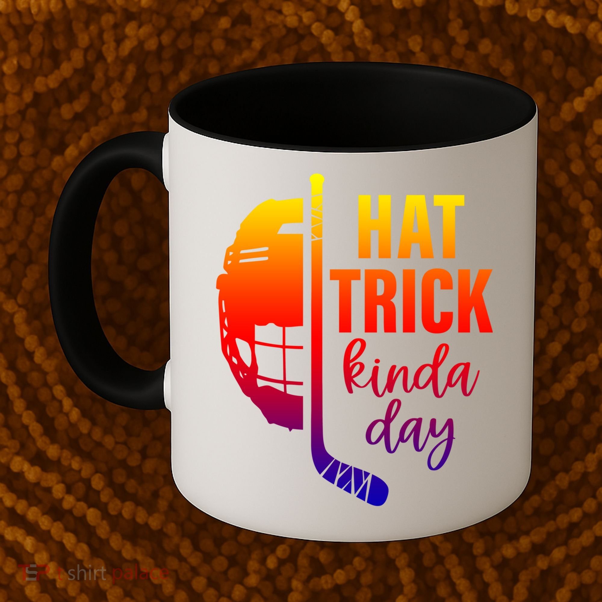 Ice Hockey Hat Trick Kinda Day Christmas Ice Hockey Player Gift Coffee Mug