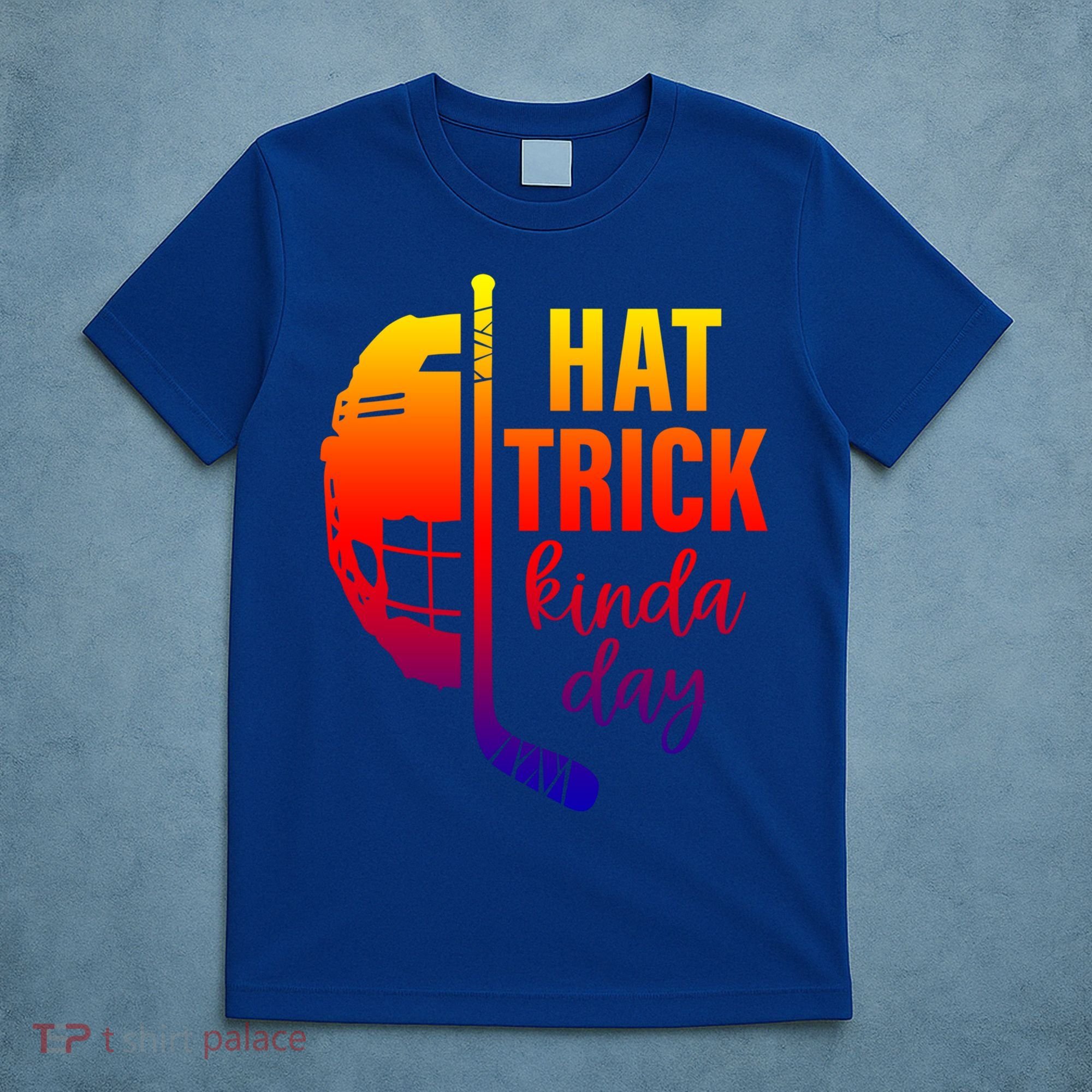 Ice Hockey Hat Trick Kinda Day Christmas Ice Hockey Player Gift T-Shirt