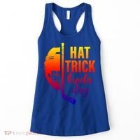 Ice Hockey Hat Trick Kinda Day Christmas Ice Hockey Player Gift Women's Tank Top thumb 0