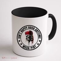 Isn't Happy Hour Anytime Mega Pint Pirate Coffee Mug thumb 1