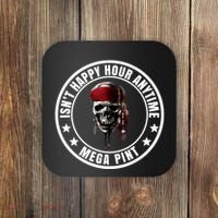 Isn't Happy Hour Anytime Mega Pint Pirate Coaster thumb 0