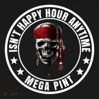 Isn't Happy Hour Anytime Mega Pint Pirate Visor thumb 3