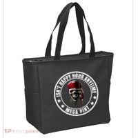 Isn't Happy Hour Anytime Mega Pint Pirate Tote Bag thumb 2