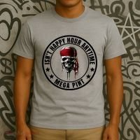 Isn't Happy Hour Anytime Mega Pint Pirate T-Shirt thumb 3