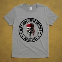 Isn't Happy Hour Anytime Mega Pint Pirate T-Shirt thumb 5