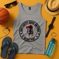 Isn't Happy Hour Anytime Mega Pint Pirate Tank Top thumb 4