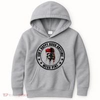 Isn't Happy Hour Anytime Mega Pint Pirate Kids Hoodie thumb 0