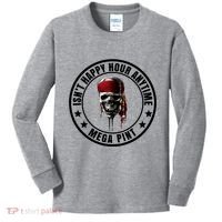 Isn't Happy Hour Anytime Mega Pint Pirate Kids Long Sleeve Shirt thumb 0