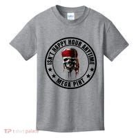 Isn't Happy Hour Anytime Mega Pint Pirate Kids T-Shirt thumb 0