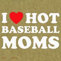 I Heart Hot Moms Baseball Mom Garment-Dyed Women's Muscle Tee thumb 6