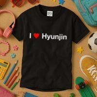I Heart Hyunjin Kids T-Shirt thumb 3