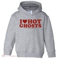 I Heart Hot Ghosts Toddler Hoodie thumb 0