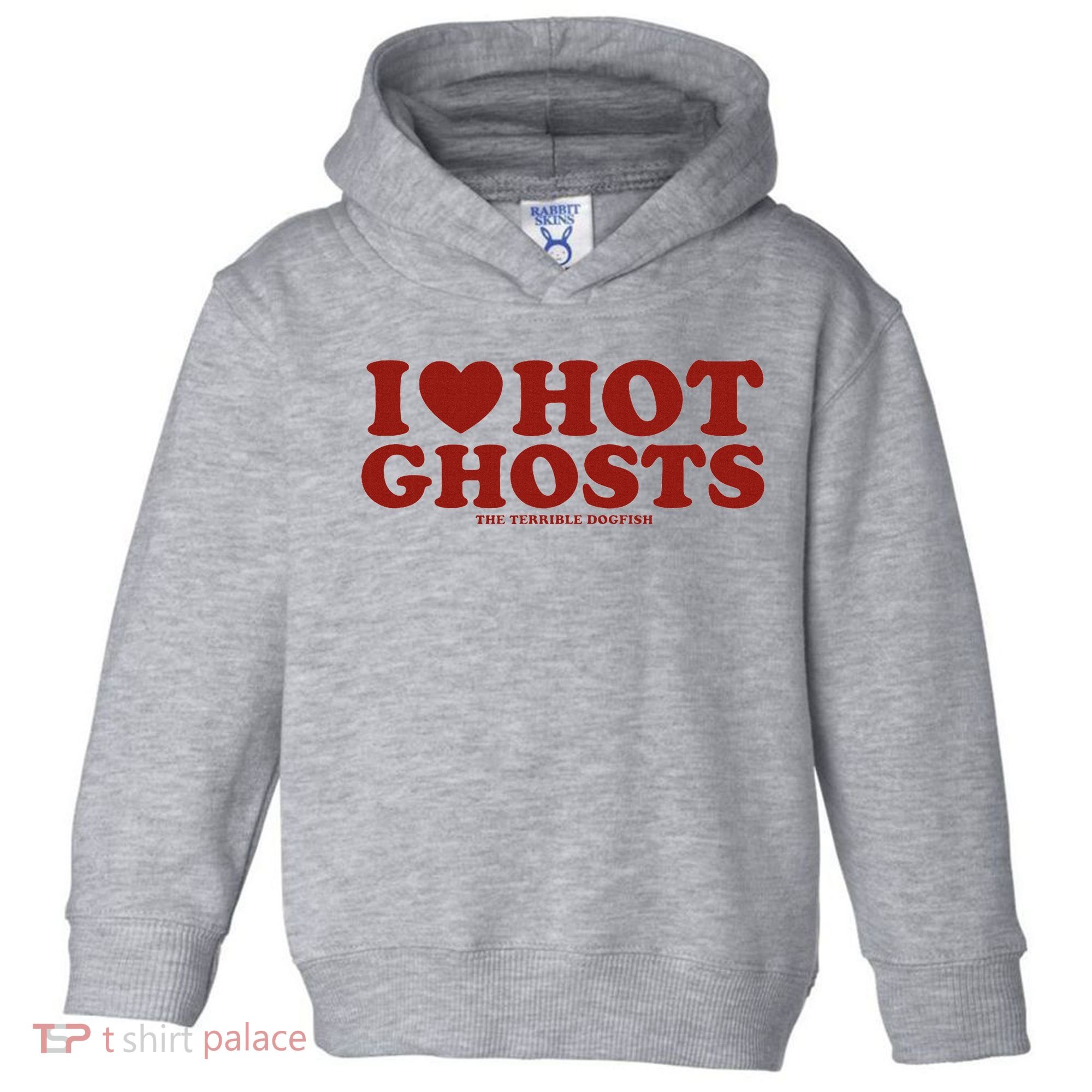 I Heart Hot Ghosts Toddler Hoodie