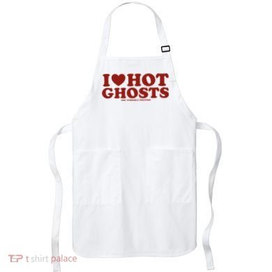 I Heart Hot Ghosts Apron
