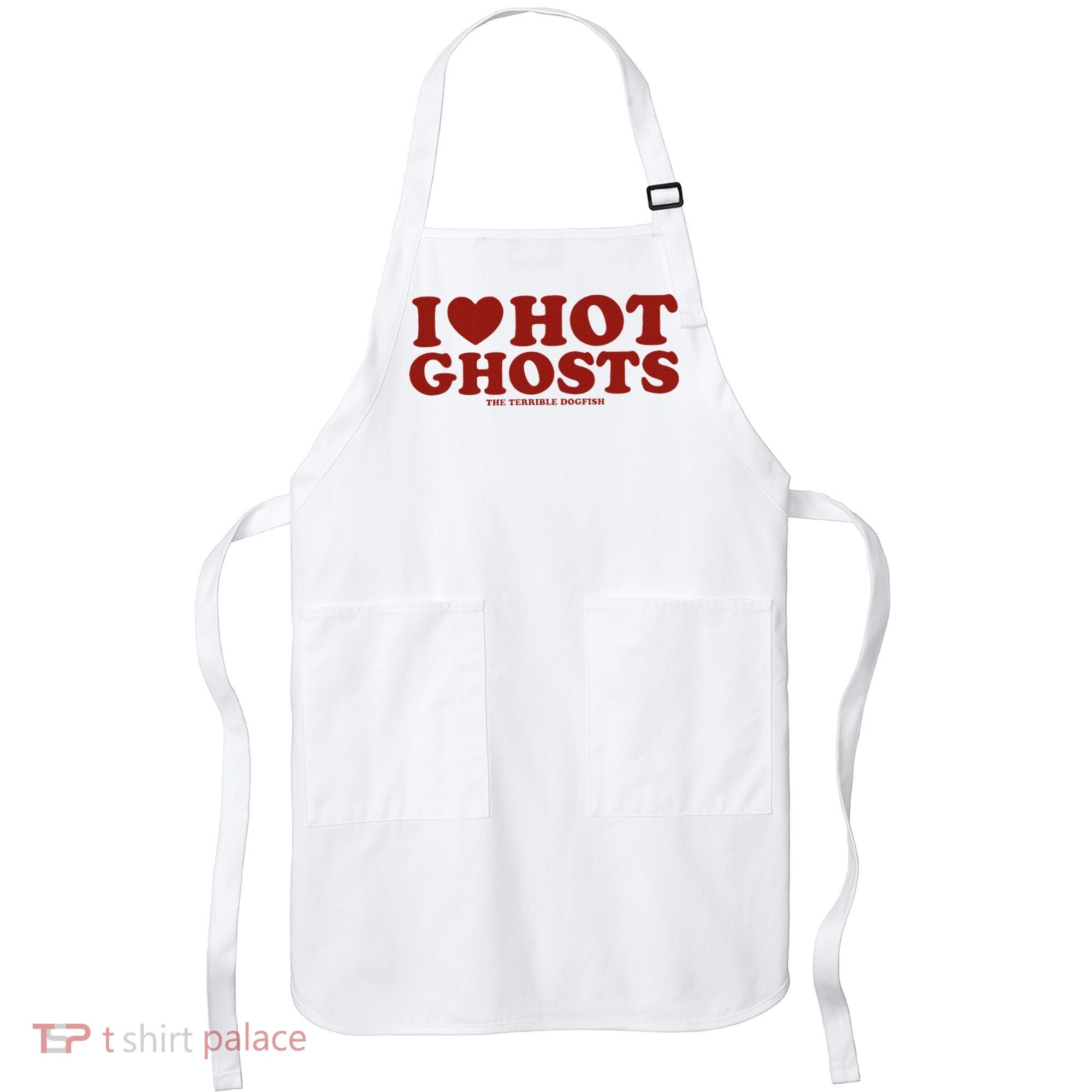 I Heart Hot Ghosts Apron