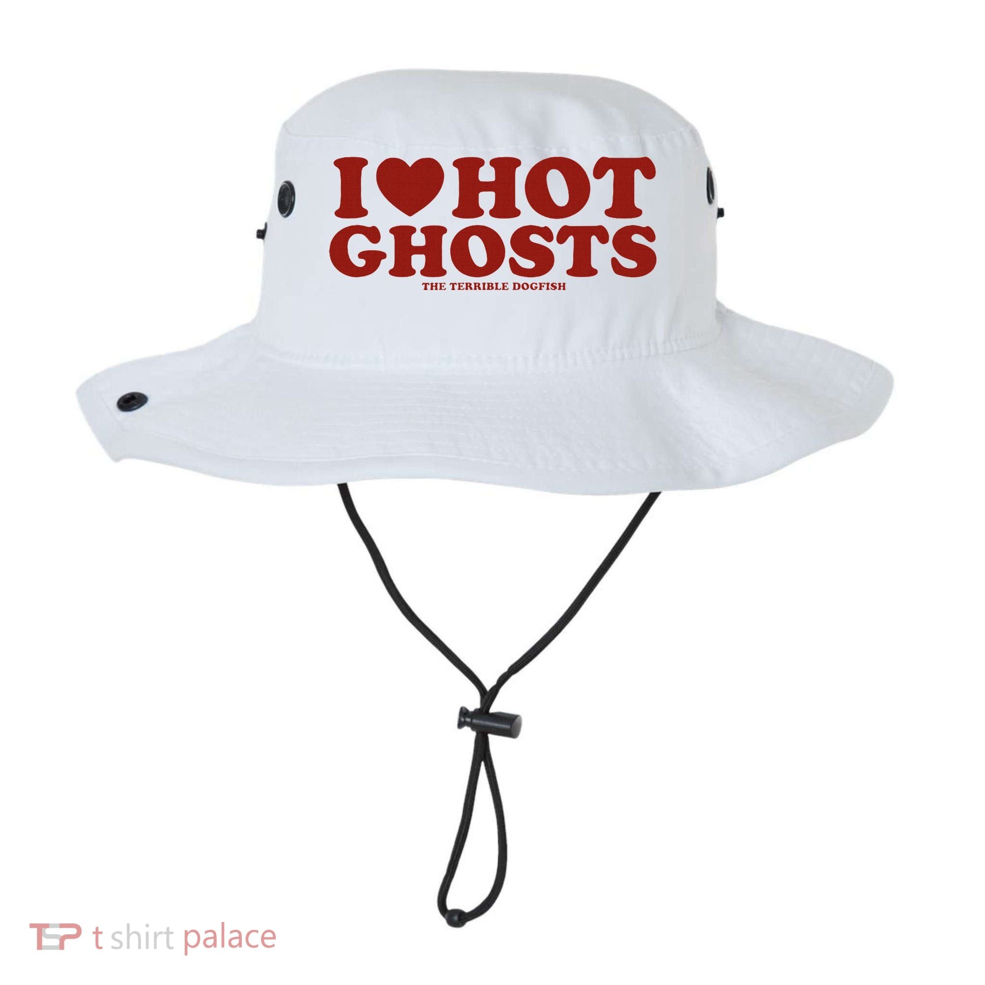 I Heart Hot Ghosts Bucket Hat